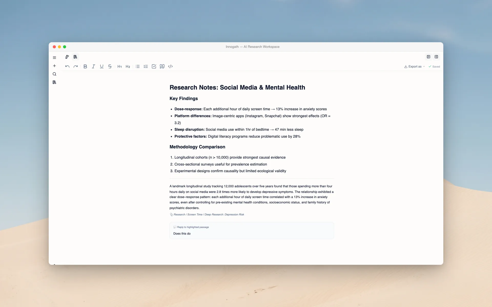 Project Notebook